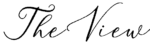 The View Logo Black